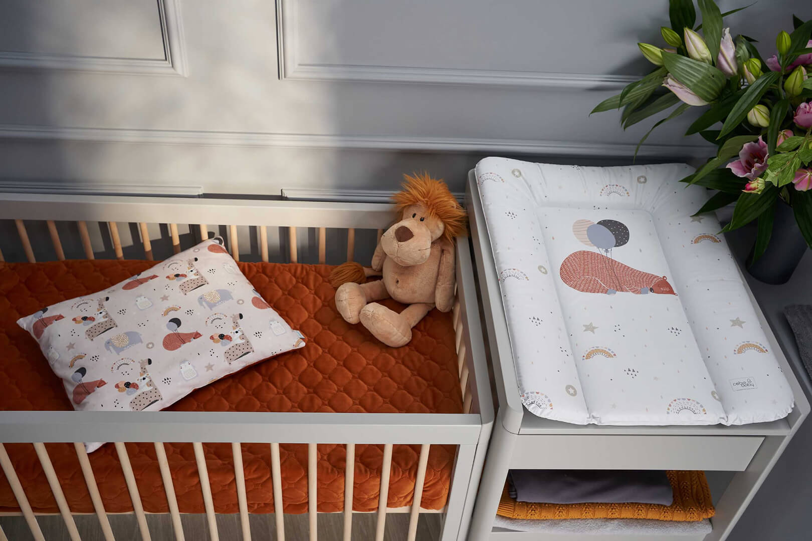 Przewijak Ceba nadstawka na łóżeczko niemowlęce